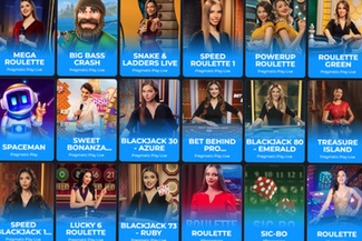 Bad City Casino spellen aanbod